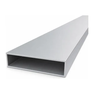 Firkantet aluminiumsrør 25×100×2 mm – lukket profil EN AW-6060, L=2000 mm