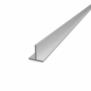 Aluminium T-profil 25×25×2 mm – T-profil EN AW-6060, L=2000 mm