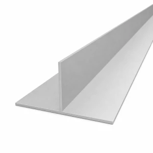 Aluminium T-profil EN AW-6060 – T-sektion 100×50×2 mm, længde 2000 mm