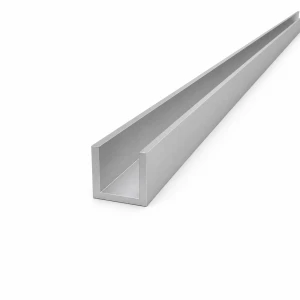 Aluminium U-profil 25×25×3 mm – C/U-profil EN AW-6060 L=2000 mm