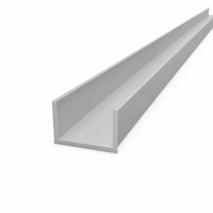 Aluminium U-profil 45×25×2,5 mm – C/U-profil, længde 2000 mm