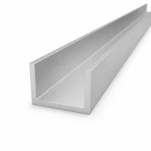 Aluminiumsprofil C/U 60×40×5 mm – C/U-profil EN AW-6060, længde 2000 mm