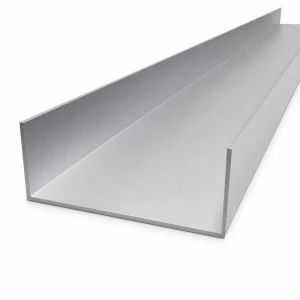 Aluminium U-profil EN AW-6060 C/U 103,6×38×1,8 mm – længde 2000 mm