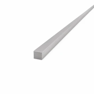 Massiv firkantet aluminiumsstang 10×10 mm – EN AW-6060, L=2000 mm