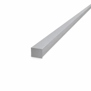 Massivt kvadratisk aluminiumsstang 15×15 mm EN AW-6060 – længde 2000 mm