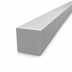 Massiv firkantet aluminiumsstang 50×50 mm duralumin 2017A T4, L=2000 mm