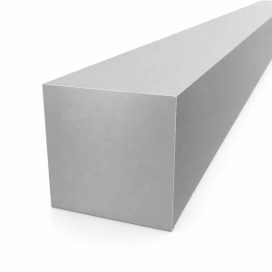 Massivt kvadratisk aluminiumsstang 70×70 mm – duralumin 2017A T4, L=2000 mm