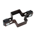 Mellemliggende klemme til hegnsplader 60x40 bronze GPV-700-05 (1)