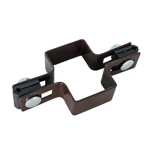 Mellemliggende klemme til hegnsplader 60x40 bronze GPV-700-05 (1)