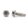 Selvborende skrue DIN 7504 K 4.8x19 mm – rustfrit stål A2, sekskantshoved med flange 001-923 (1)