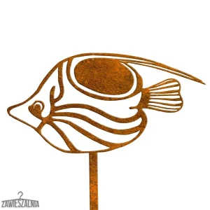 Zawieszalnia – havepynt fisk Tymoteusz XL i corten-stål 23×97 cm