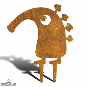 Havepynt – Monsteret Lutin M 33×39 cm, corten stål