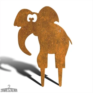 Zawieszalnia – havepynt Pupil Elefant Benio M 39 cm, corten stål