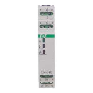 F&F CR-810DUO – PTC-modstandsrelæ til termisk beskyttelse af motorer og transformatorer
