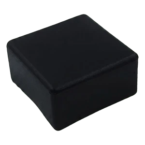 Flad endeprop, sort, til PV-monteringsprofil 40×40 mm – type 3 LLDPE