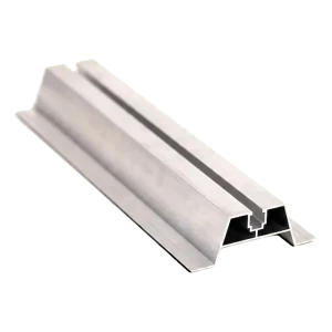 Trapezbro i aluminium H-40 med EPDM 400 mm til tage af trapezplader