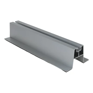 Aluminium trapezbro H-60 med EPDM 330 mm – PV-montage på trapezplade