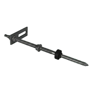 Dobbeltgevindbolt M10x250 med monteringsadapter 80x30 mm til PV-konstruktioner