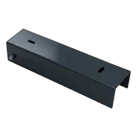C-profil til hegnssokkel 200×50 mm, stål, antracit