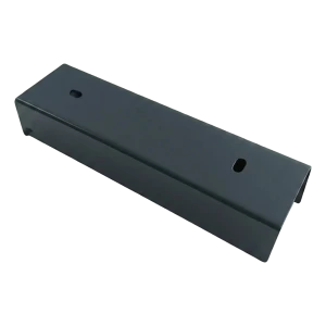 C-profil til hegnssokkel 200×55 mm – galvaniseret stål, antracit
