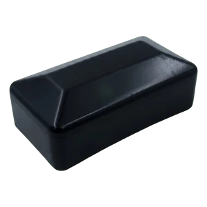 Endekappe UFR sort til PV-monteringsprofiler 80×40 mm – LLDPE-polyethylen