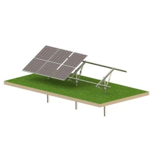 Solar KIT T1V Light jordkonstruktion til 6 PV-paneler