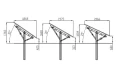 Solar KIT T1V Light jordkonstruktion til 6 PV-paneler GPV-T1V-L6 (2)