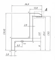 Sideklemme H30 sort anodiseret – endeklemme PV L50 PV-03-02 (3)