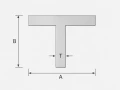 Aluminium T-profil 30×30×3 mm – T-profil EN AW-6060 længde 2000 mm 001-868 (2)