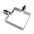 Hjørneklemme til gitterpaneler 100x100 mm galvaniseret 000-773 (1)