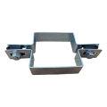 Firkantet mellembeslag til panelhegn 100×100 mm, galvaniseret 001-617 (3)