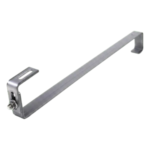 Justerbar S-tagkrog 450 mm til montering af PV-paneler – rustfrit stal 1.4016