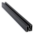 PV monteringsprofil i aluminium 40×40 mm sortanodiseret – skinne 625 cm til M10-bolte PV-01-02-AN (1)