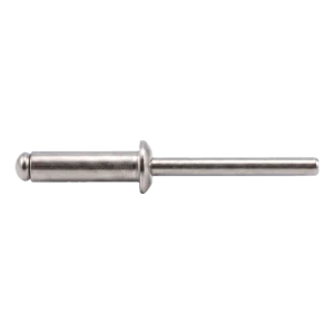 Blindnitte i rustfrit stål A4/A4 ISO 15983 4,0×16 mm – fladt hoved, åben – karton med 500 stk.