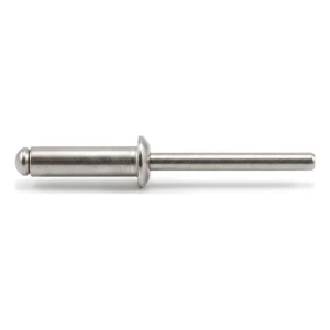 Blindnitte i rustfrit stål A2/A2 ISO 15983 3,2×14 mm – fladt hoved, åben – karton med 500 stk.