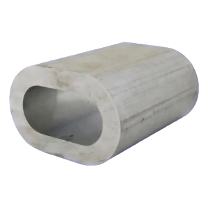 Aluminiumsmuffe til stålwire 6 mm – presset, EN 13411-3