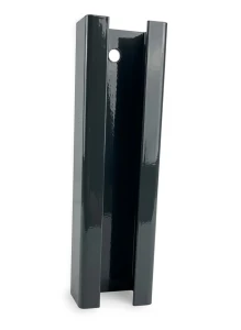 Samlestykke til panelstolpe 60×40 mm – antracit RAL 7016, længde 190 mm