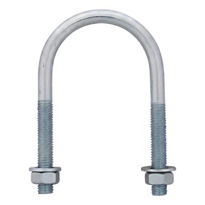Galvaniseret U-bolt (rørbøjle) M12 × 115 mm, til 4" rør