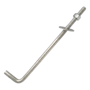 Bøjet ankerbolt type L (murremsanker) M12 × 300 mm, galvaniseret