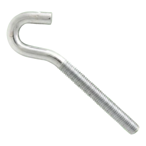 Skruekrog med metrisk gevind, elforzinket M6×100 mm