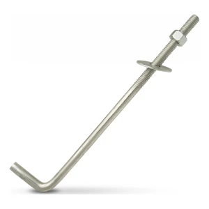 Ankerbolt L-form (bøjet gevindbolt) M14×350 mm – galvaniseret