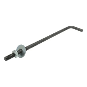 Ankerbolt type L til murlægte (bøjet ankerbolt) M16 × 350 mm, sort