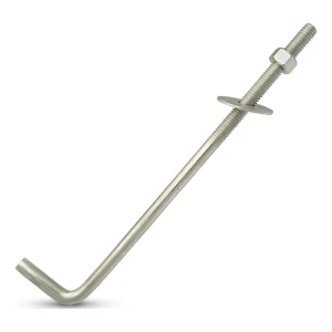 Ankerbolt L-form (bøjet gevindbolt) M16×400 mm – galvaniseret