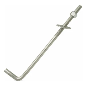 Ankerbolt L-form (bukket skrueforbindelse til murlægte) M16×450 mm – galvaniseret