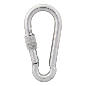 Brandmandshage med skruesikring galvaniseret 4×40 mm – sikringsmøtrik, DIN 5299 D