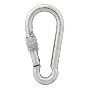 Brandmandshage med skruesikring galvaniseret 5×50 mm – sikringsmøtrik, DIN 5299 D