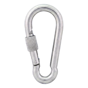 Brandmandshage med skruesikring, galvaniseret 10×100 mm – sikringsmøtrik, DIN 5299 D