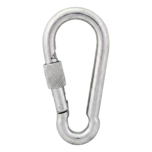 Brandmandshage med skruesikring, galvaniseret 15×200 mm – sikringsmøtrik, DIN 5299 D