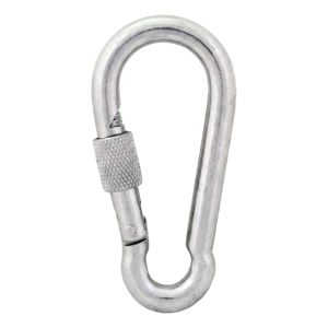 Brandmandshage med skruesikring galvaniseret 6×60 mm – sikringsmøtrik, DIN 5299 D