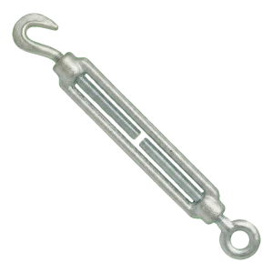 Vantskrue krog/øje galvaniseret M12×125 mm – krog–øje, DIN 1480